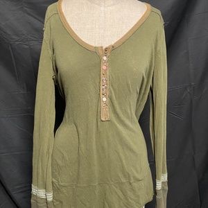 Free people long sleeve henley